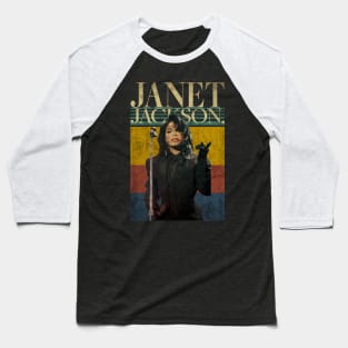 Janet Jackson // Aesthetic Vintage Style // Baseball T-Shirt